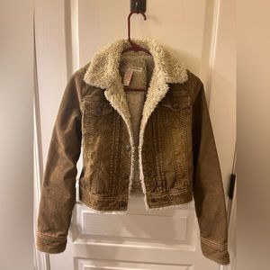 Abercrombie & Fitch corduroy Sherpa jacket
